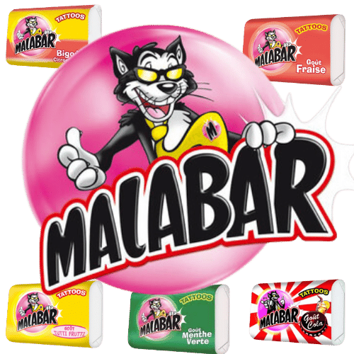 Mabulle et des chewing gum malabar