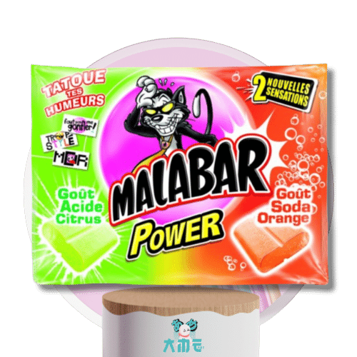 Sachet Malabar Power acide citrus et soda orange