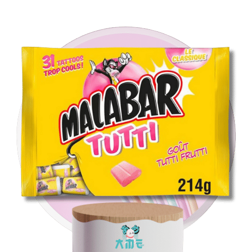 Sachet de Malabar goût Tutti frutti