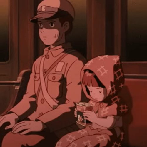 Seita et Setsuko dans train