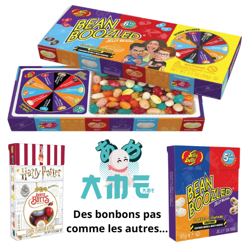 Large gamme de Bean Boozled Jelly Belly