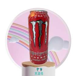 Ultra Red Monster Energy Zero Sucre