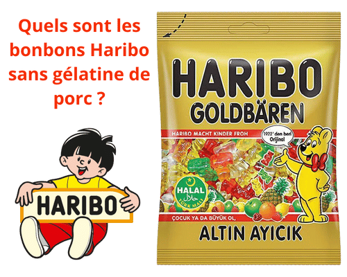 bonbons haribo sans gelatine de porc