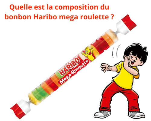 composition haribo roulette fruits