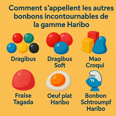 autres bonbons haribo incontournables