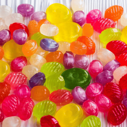 bonbons de toutes les couleurs