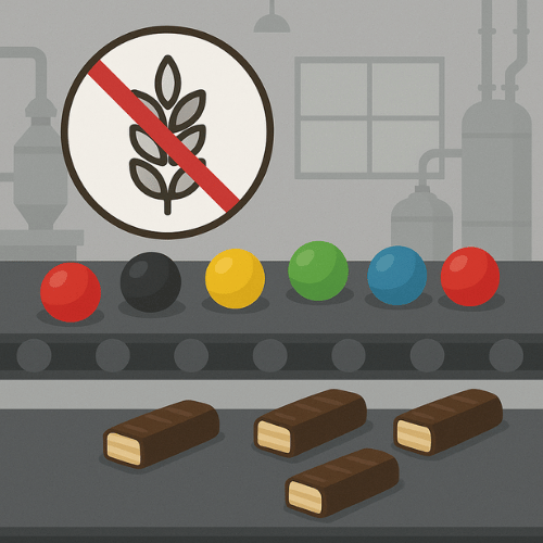 Contamination croisée au gluten