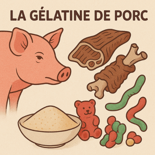 la gélatine de porc