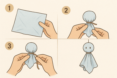 tutoriel fabrication teru teru bozu